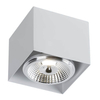 Natynkowa LAMPA sufitowa YATOMI 7133 Shilo regulowana OPRAWA kwadratowa SPOT metalowa kostka cube biała