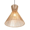 Wisząca lampa ekologiczna ROSALIE R36191036 czarny brązowy