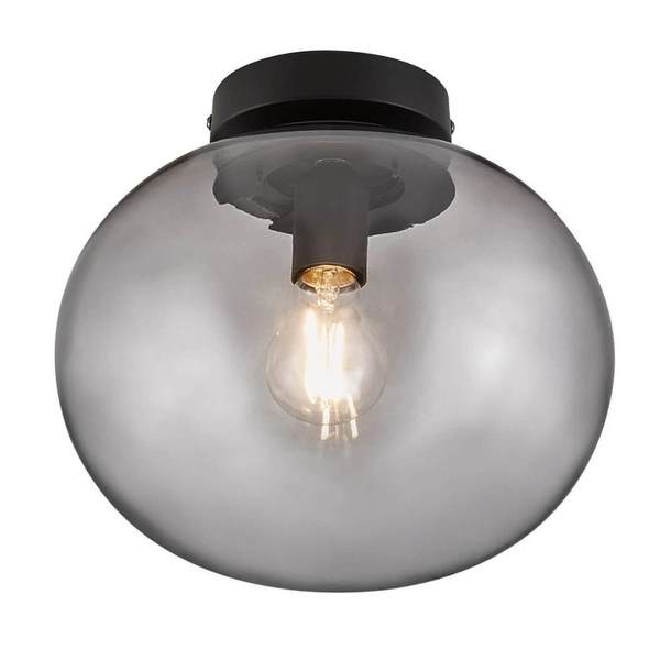 Sufitowa lampa szklana Alton 2010506047 czarny przydymiony