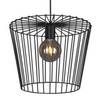 LAMPA druciana Soul K-4641 Kaja wisząca OPRAWA metalowy ZWIS klatka czarna
