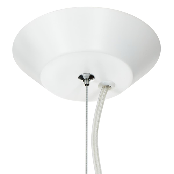 Wisząca lampa LUCIDUM FLAT ST-8718 Step jadalniana szkło mleczne akryl biała