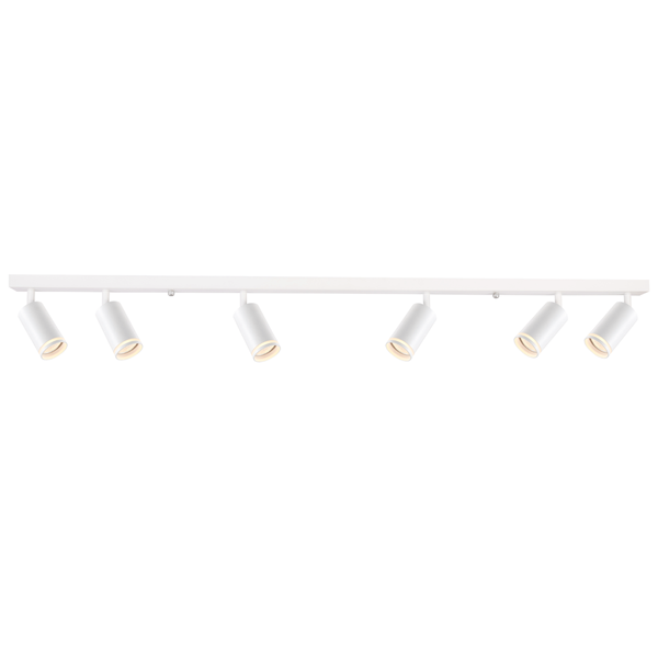 Sufitowo-ścienna lampa do salonu Paris 322319 regulowane tubki białe