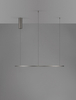 Wisząca lampa okrąg TOLUCA LE42787 Luces Exclusivas LED 48W 3000K srebrna