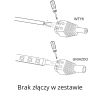 Neonowa taśma LED 17W 315007 Polux 2 metry 100lm różowy pasek