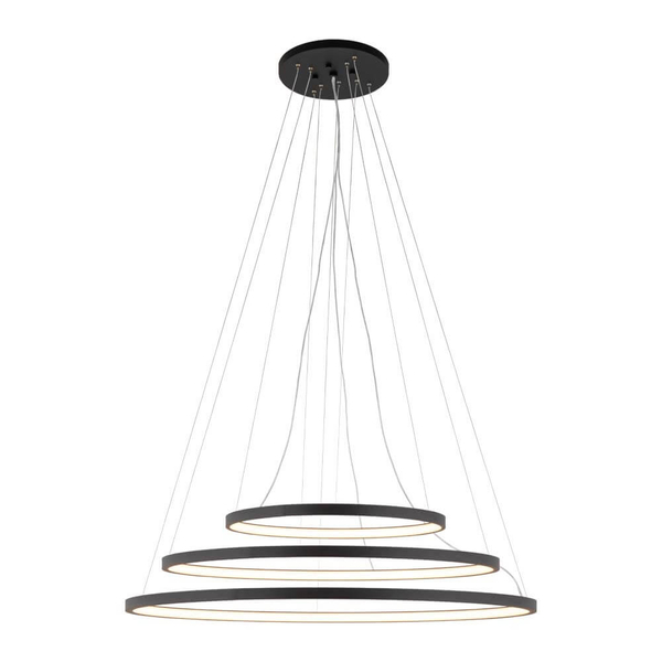 Ringi ledowe wiszące Agari Multi 5430 Shilo 165W 3000K czarne