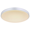 Nowoczesna LAMPA sufitowa SONNY 41586-18 Globo okrągły plafon LED 18W 3000K - 6000K z pilotem srebrny