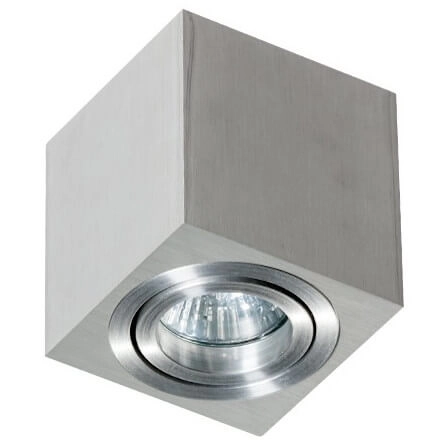 Ruchoma lampa sufitowa Mini AZ1754 sześcian metalowa aluminium