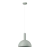 Wisząca lampa szałwiowa VITRUM metalowa 1xE27 do sypialni kopuła 41557