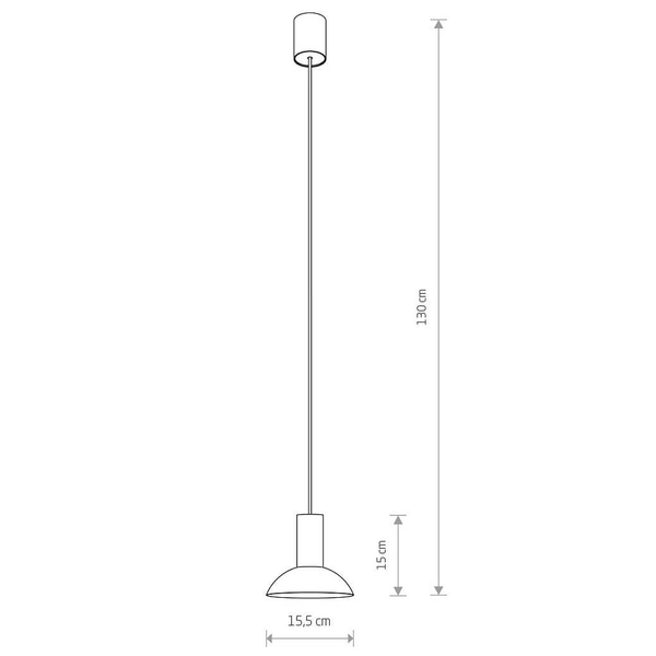 Lampa wisząca punktowa Hermanos 8192 Nowodvorski do salonu czarna