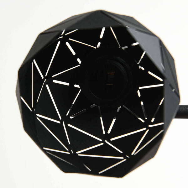 Regulowana LAMPA sufitowa REUS LP-8069/3WS BK Light Prestige metalowa OPRAWA geometryczny spot czarny