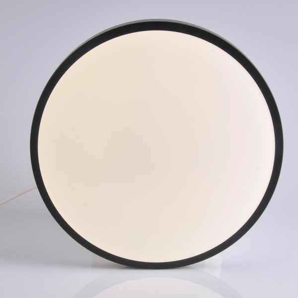 Czarny plafon kuchenny KERN 314918 okrągła lampa LED 15W 4000K