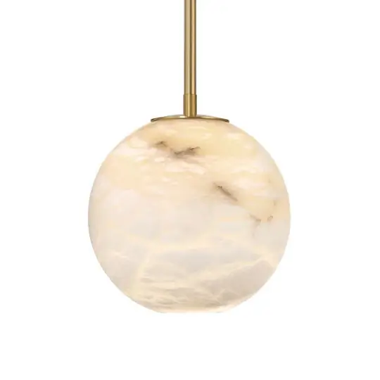 Wisząca lampa Kepler QN-KEPLER-1P-S-BG LED 10W 3000K kulista złoty biały