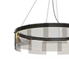 Ledowa lampa wisząca CGGALLEN60 36W czarny przydymiony