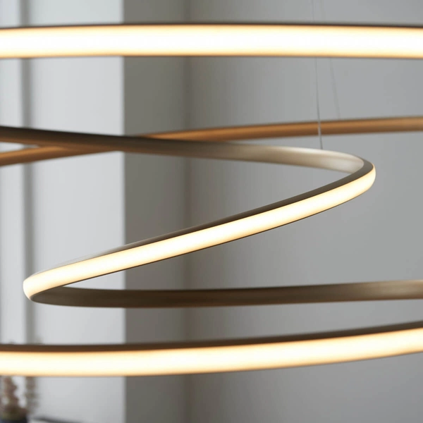 Wisząca lampa wstążka L&-197645 Light& LED 131W 3000K złota