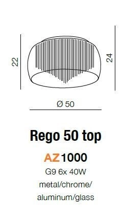 Wisząca lampa pokojowa Rego okrągła glamour crystal chrom