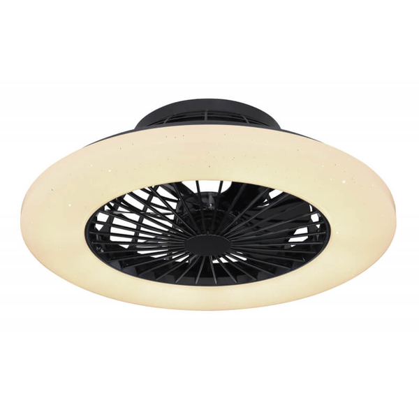 Wentylator z lampą LED Travo 03628B plafon 30W 3000K - 6500K czarny