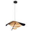 Zwisowa lampa Enigma ST-8821P-40 Step LED 13W kapelusz czarny złoty