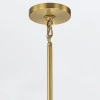 Lampa wisząca glamour Marvele MARVELE10-AB-OPAL tubki mosiądz