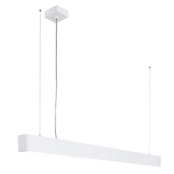 Metalowa lampa wisząca Traversi PRD-5470-170-WH-830-PN Italux LED 53W 3000K biała