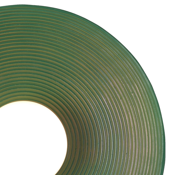 Ryflowana lampa ścienna ILUSIONI ST-F059 GREEN do jadalni zielona biały