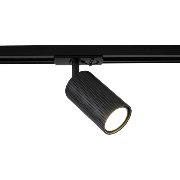 Jednofazowa szynowa lampa Tracer Tune 16143 żebrowana tuba czarny