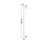 Ogrodowa lampa stojąca BERENDA LE75141 LED 5W 3000K IP65 czarna