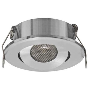 Okrągła LAMPA podtynkowa MATI LED C 03735 Ideus metalowa OPRAWA wpuszczana LED 1,5W 4000K oczko chrom