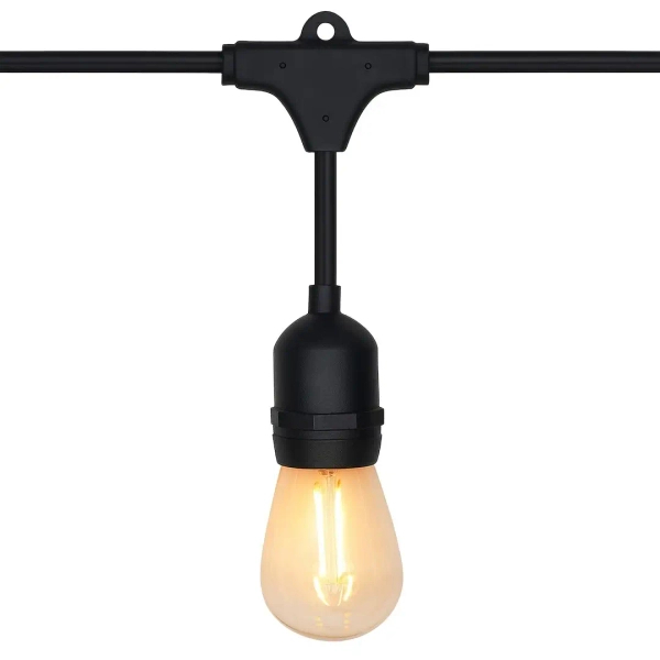 Zewnętrzna girlanda ogrodowa Summer Time EKG2291 LED 6W 2200K IP44 czarny