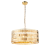 Okrągła lampa wisząca Eldora 90299 nad stół złota