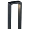 Zewnętrzna LAMPA stojąca THIKA LED 9W 3000K 9118 Nowodvorski szklana OPRAWA ogrodowa IP54 czarne