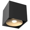 Spot LAMPA sufitowa Cardi l Small Nero / Ufo Gold Orlicki Design metalowa OPRAWA downlight kostka czarna złota