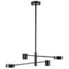 Modernistyczna lampa sufitowa Clex ST-8102P-4 Step LED 18W 3000K czarna