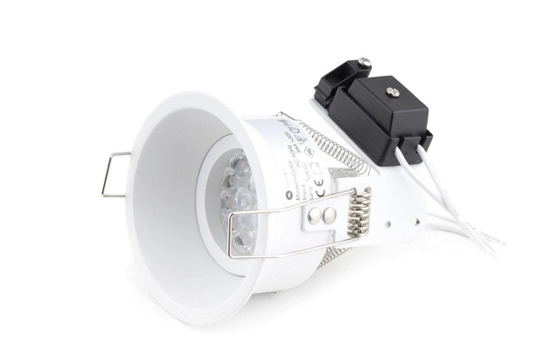 Oczko LAMPA sufitowa TECHNICAL SPOT H0069 Maxlight metalowa OPRAWA podtynkowa WPUST okrągły biały