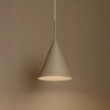 Nowoczesna zwisająca lampa Capital MLP2468 stożek regulowana beżowy