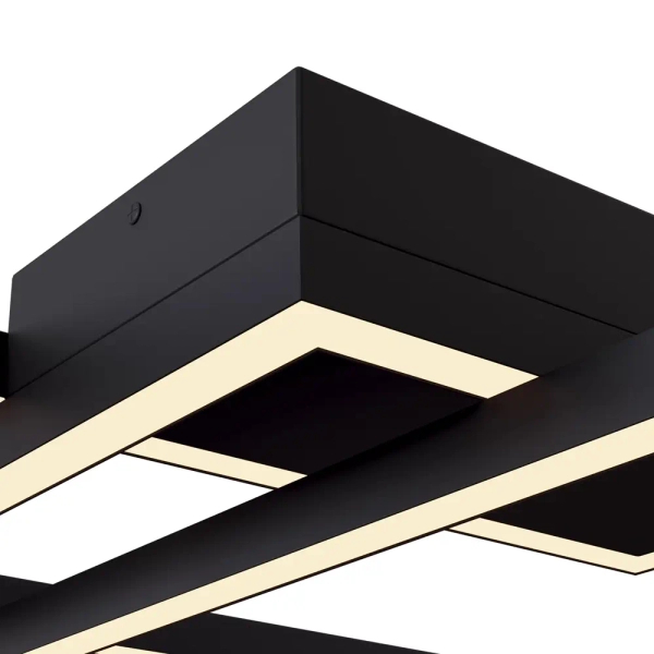 Metalowa lampa sufitowa Line MOD016CL-L80BK LED 80W 3000K czarna