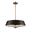 Wisząca lampa nad stół Luella KL-LUELLA-4P-BKB Kichler metalowa czarna
