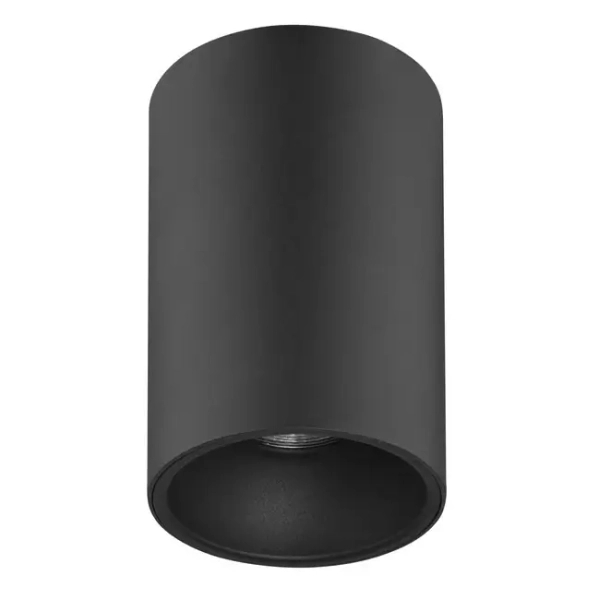 Sufitowa lampa CASENDA LE65137 metalowa tubka do salonu czarna