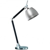 Biurkowa lampa metalowa Zyta AZ1848+AZ2593 do gabinetu czarna aluminium