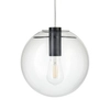 Skandynawska lampa wisząca Tonda ST-8722P-S black Step kula przezroczysta