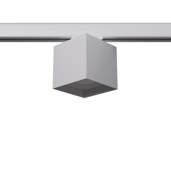 Trzyfazowa lampa sufitowa z żarówką HATI MYL.00297 kostka biały