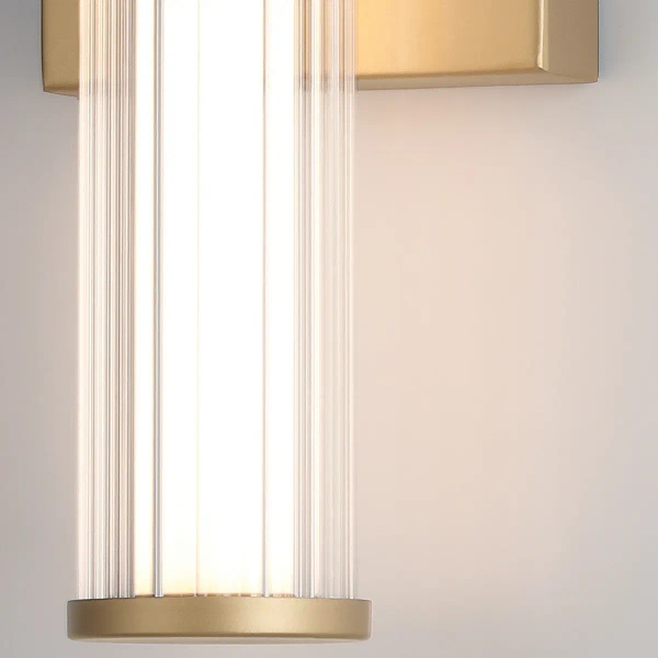 Kinkiet rurka Fayton QN-FAYTON-S-BG LED 14W 3000K IP44 do łazienki złoty