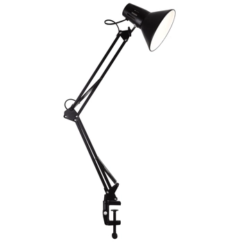 Regulowana lampa biurkowa WORKER 325150 przykręcana czarna