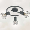 LAMPA sufitowa VERVE 98-60990 Candellux metalowa OPRAWA regulowane reflektorki druciane szare