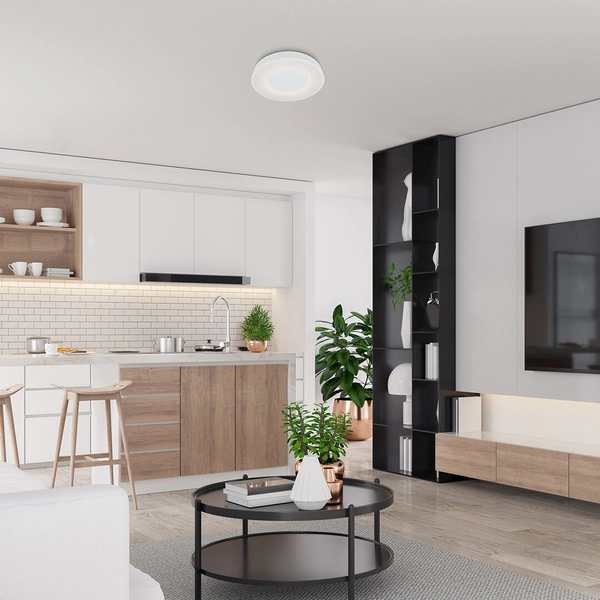 Plafon do jadalni z pilotem Ceilo 3083 Rabalux LED 38W 3000-6500K biały