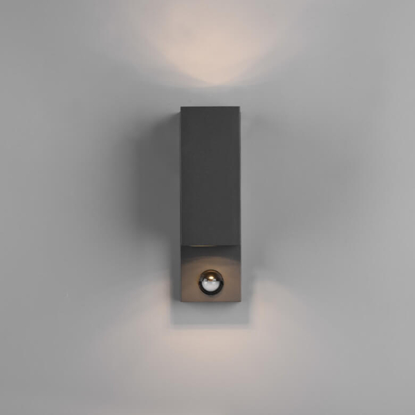 Metalowa lampa na elewację ORVIE DL242214269 IP44 antracyt