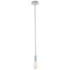 Loftowa LAMPA wisząca ATRIUM DS-M-036 CHROME Italux metalowa OPRAWKA zwis przewód chrom