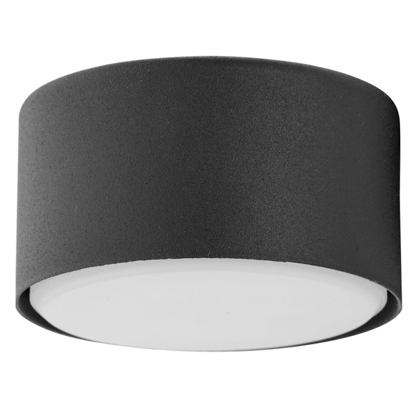 Sufitowa lampa okrągła Top 6241 loftowa round metalowa czarna