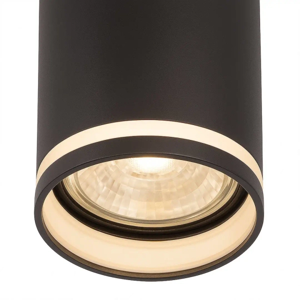 Podsufitowa lampa spot Pipe Ring Spot ML2067 cylindryczna czarny