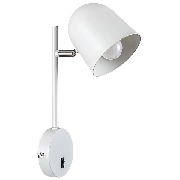 Regulowana LAMPA ścienna EGON 5243 Rabalux metalowy kinkiet do przedpokoju biały