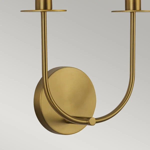 Podwójny kinkiet do kuchni Sylvia ALM-SYLVIA-2WB-BG-CL złoty